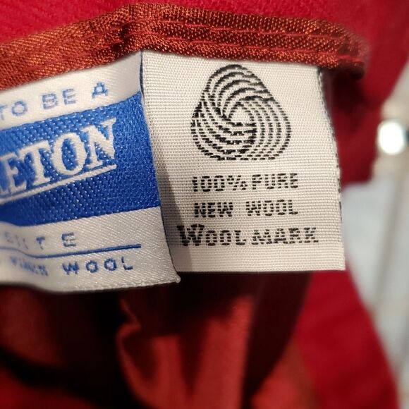 Pendelton Vintage red petite midi skirt in wool - Picture 7 of 7